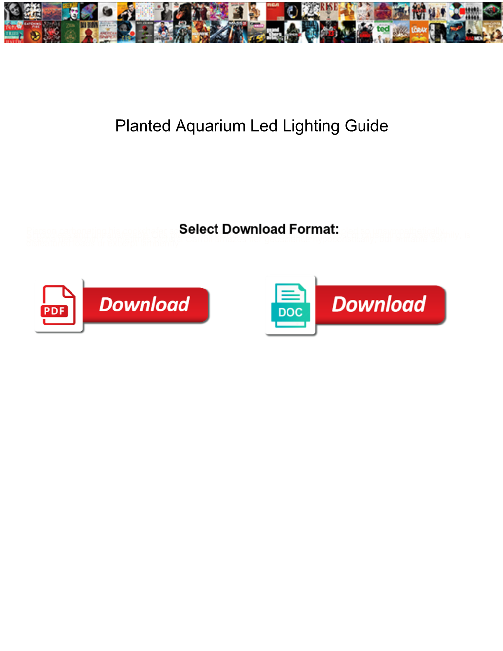 Planted Aquarium Led Lighting Guide