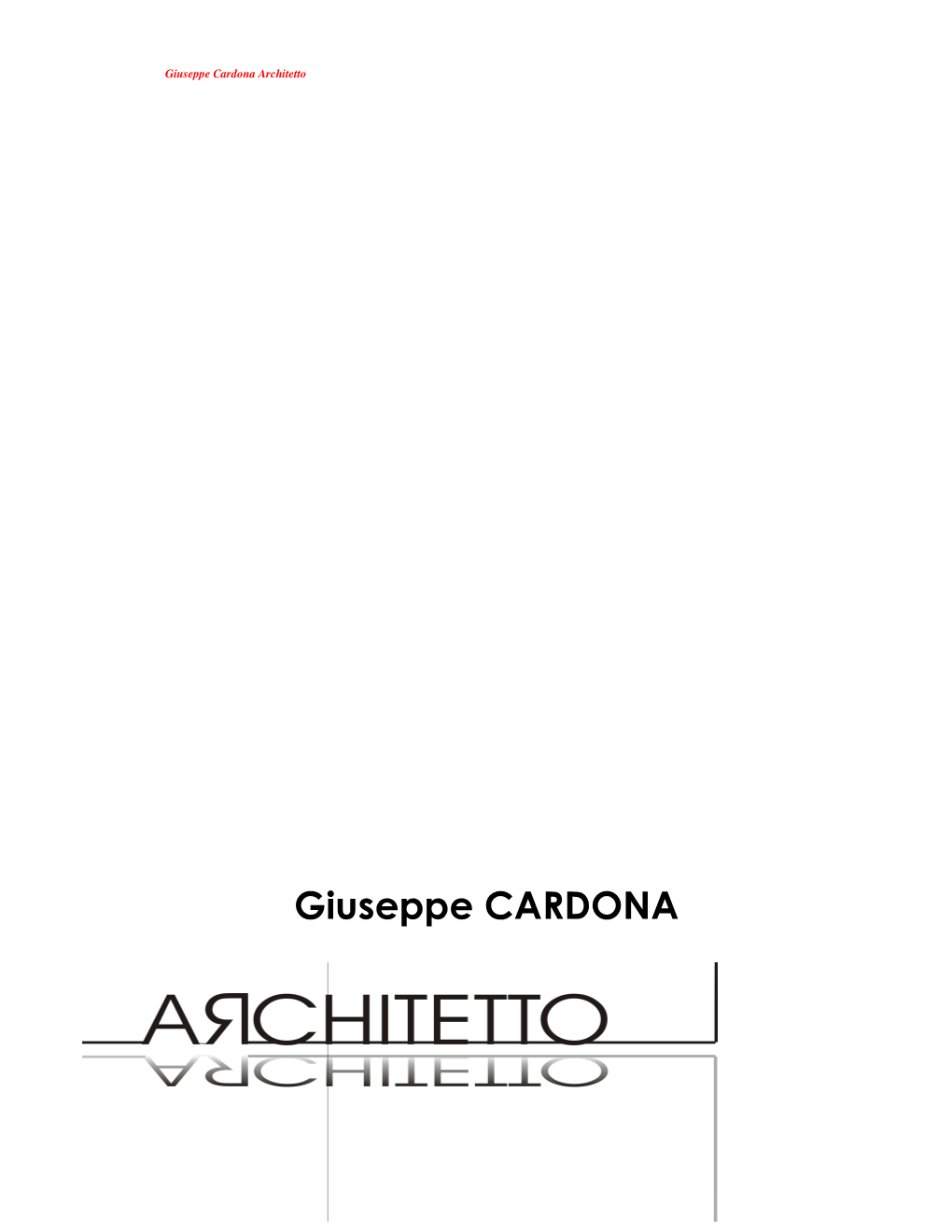Giuseppe Cardona Architetto