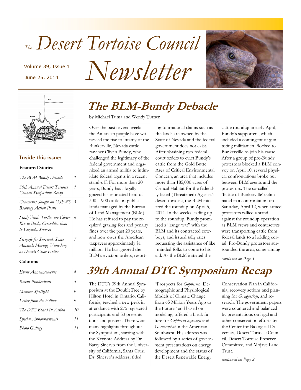 DTC Newsletter 39(1)