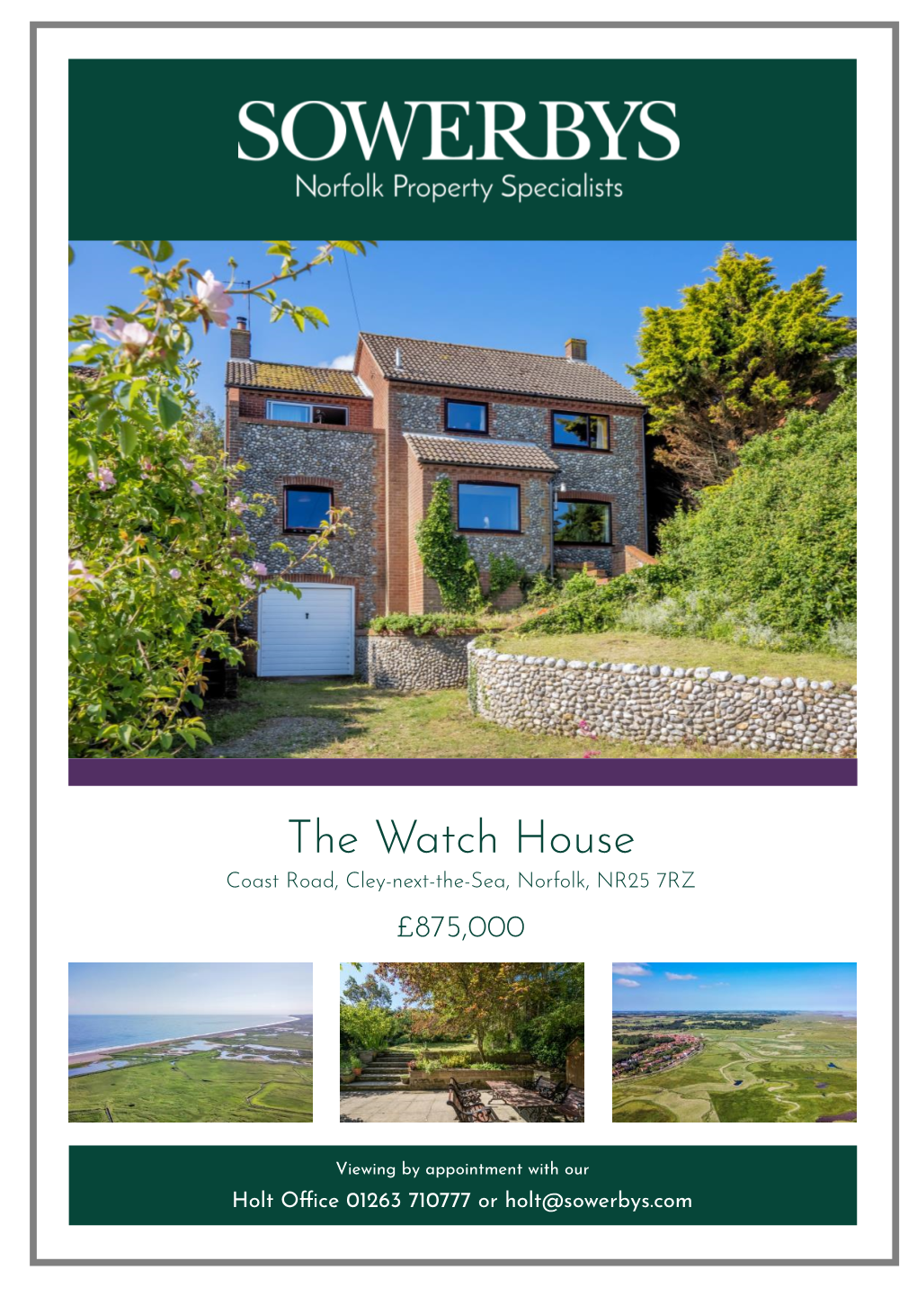 The Watch House Coast Road, Cley-Next-The-Sea, Norfolk, NR25 7RZ