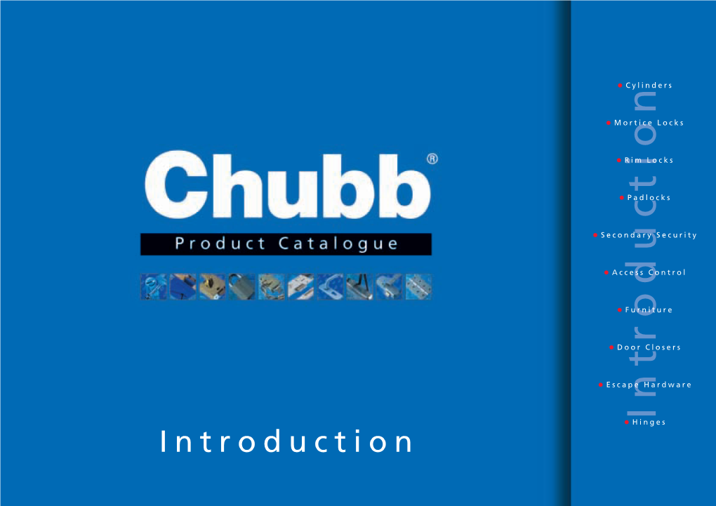 CHUBB PRODUCT CATALOGUE V2
