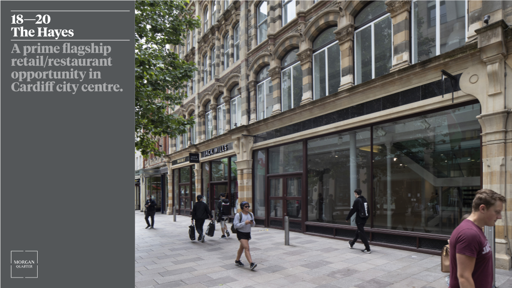 18—20 the Hayes a Prime Flagship Retail/Restaurant Opportunity in Cardiff City Centre