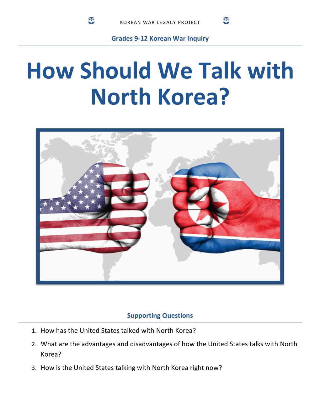 How Should We Talk with North Korea?
