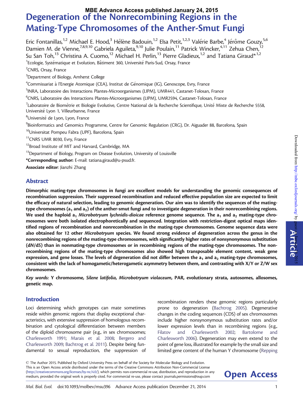 Fontanillas-Mol Biol Evol-2015.Pdf