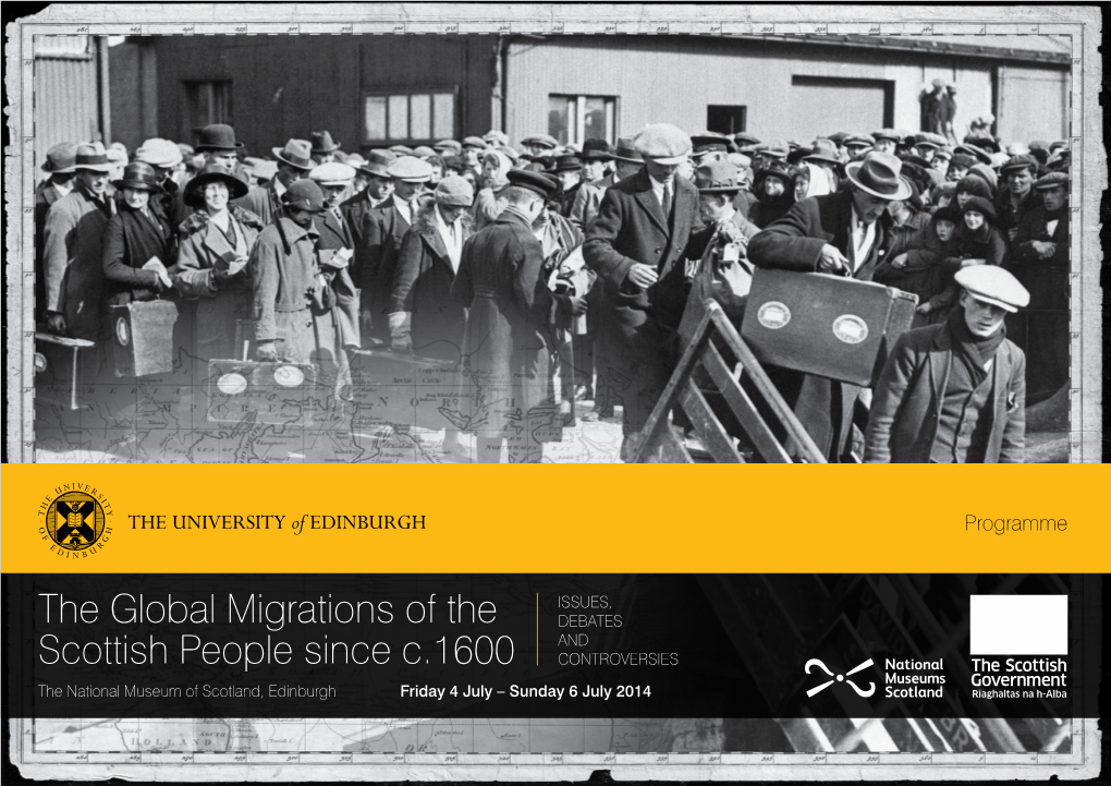 The Global Migrations of the Scottish People Since C.1600