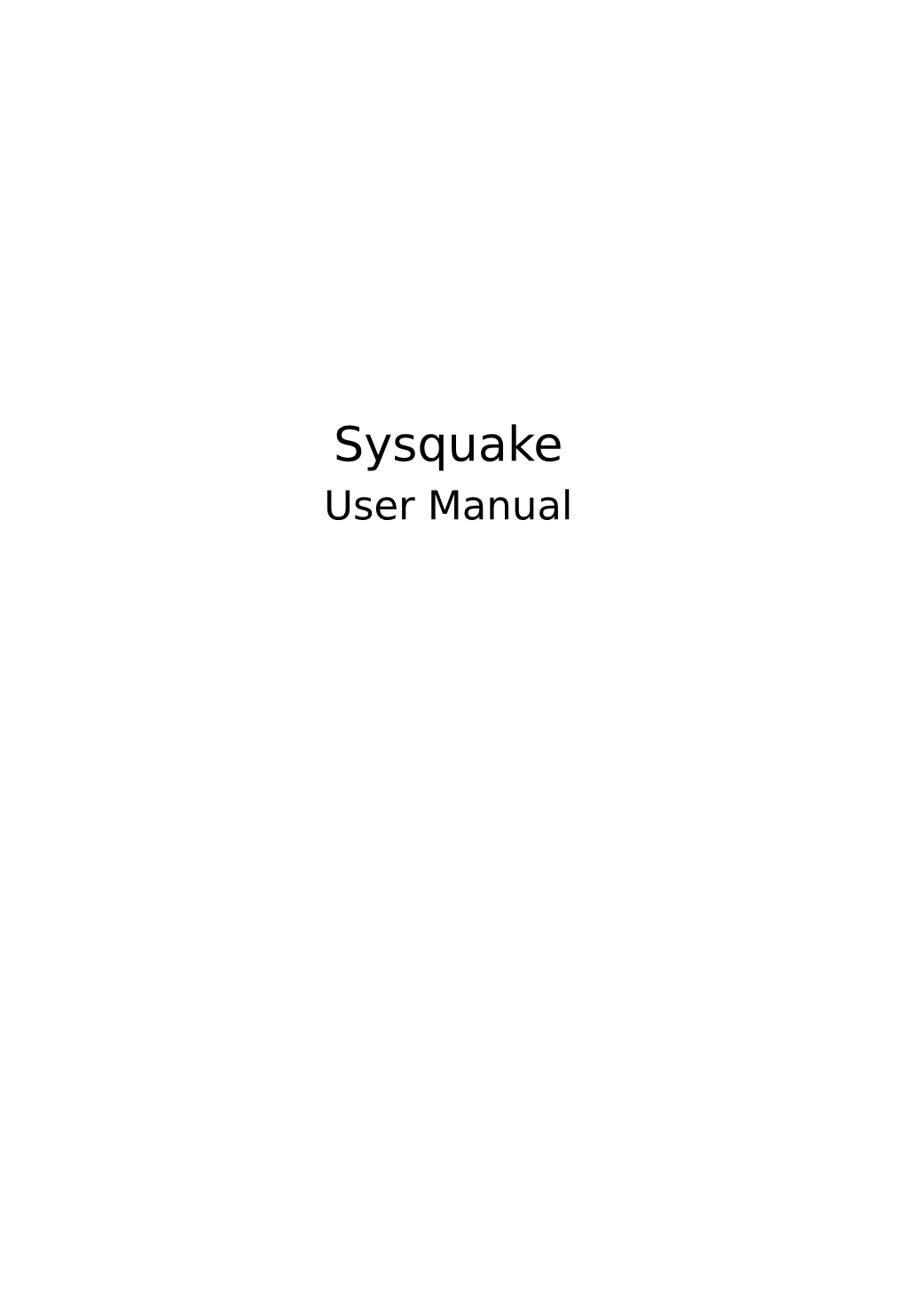 Sysquake User Manual 2 Sysquake User Manual ©1999-2016, Calerga Sàrl