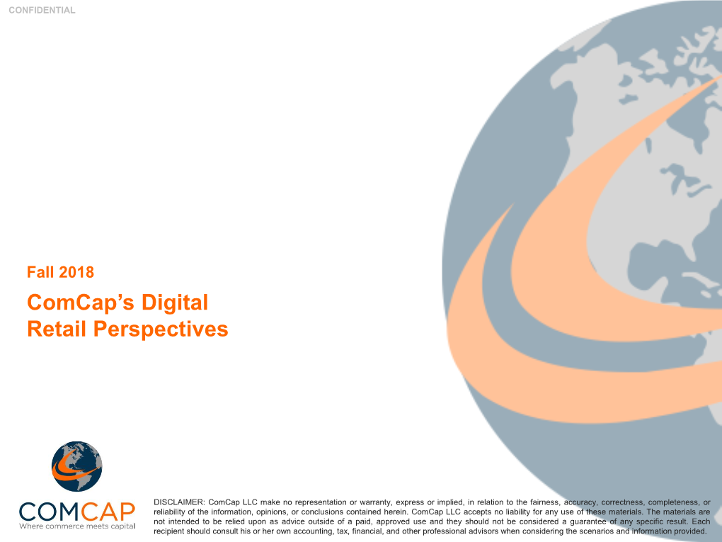 Comcap's Digital Retail Perspectives