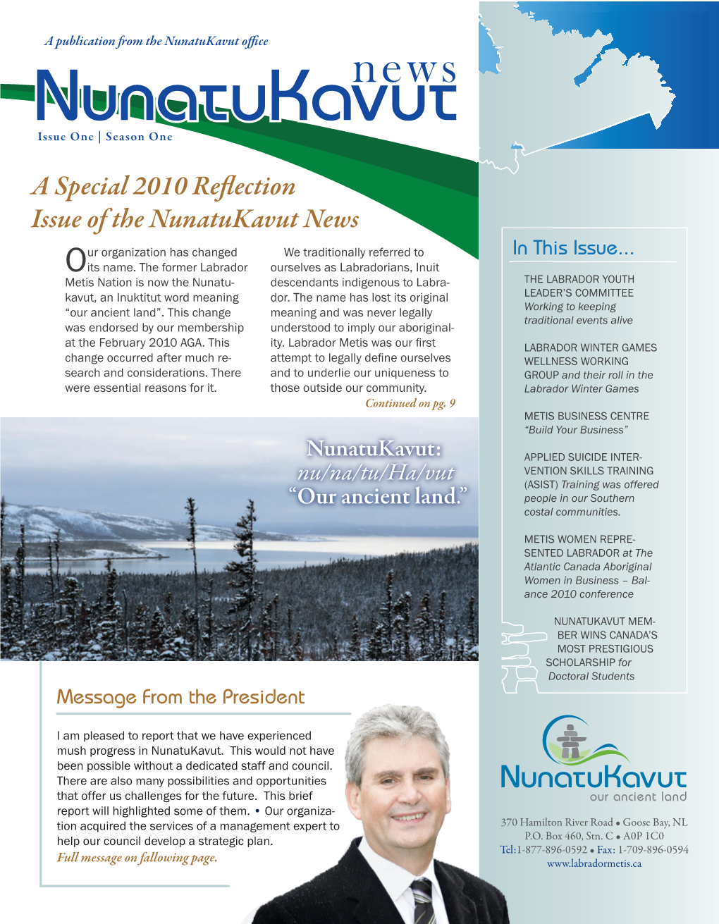 A Special 2010 Reection Issue of the Nunatukavut News