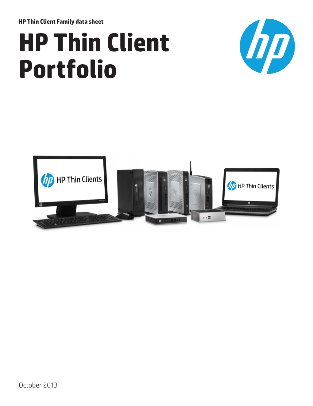 HP Thin Client Portfolio