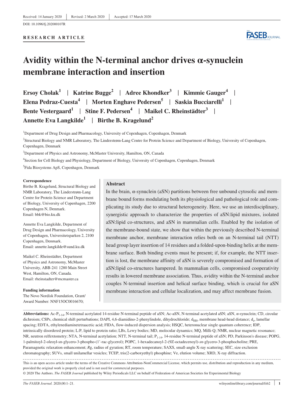 Avidity Within the N‐Terminal Anchor Drives Α‐Synuclein Membrane