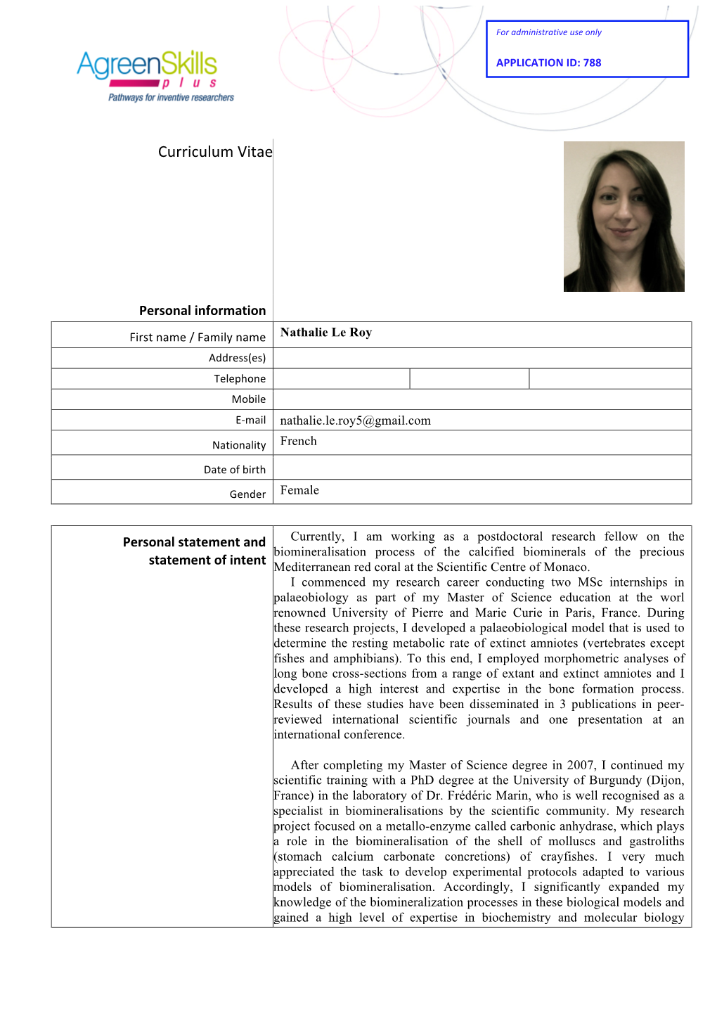 Download Curriculum Vitae