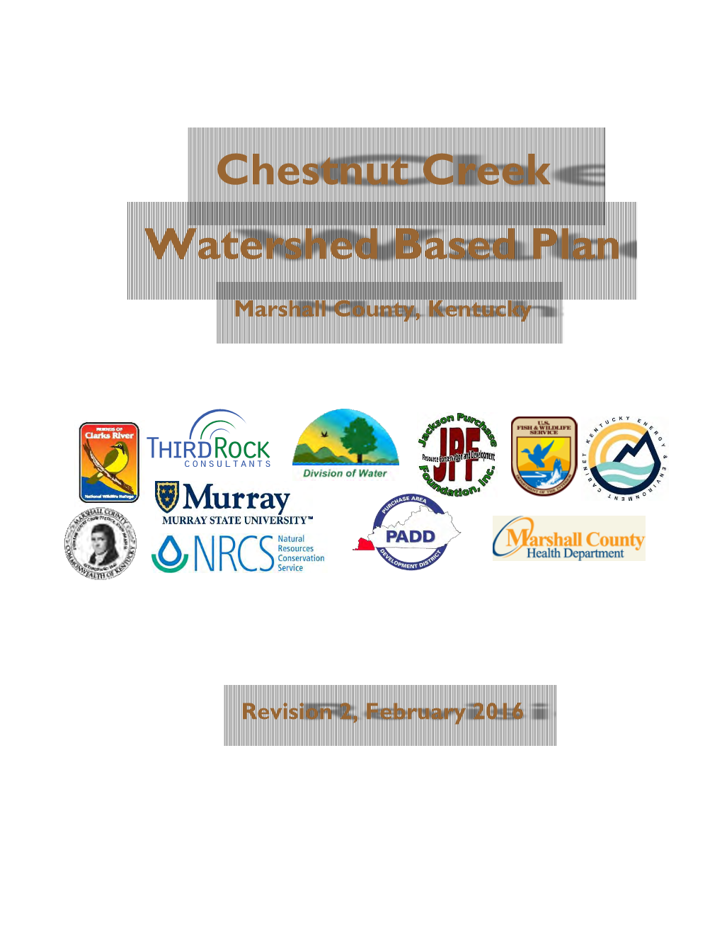 Chestnut Creek Watershed Based Plan