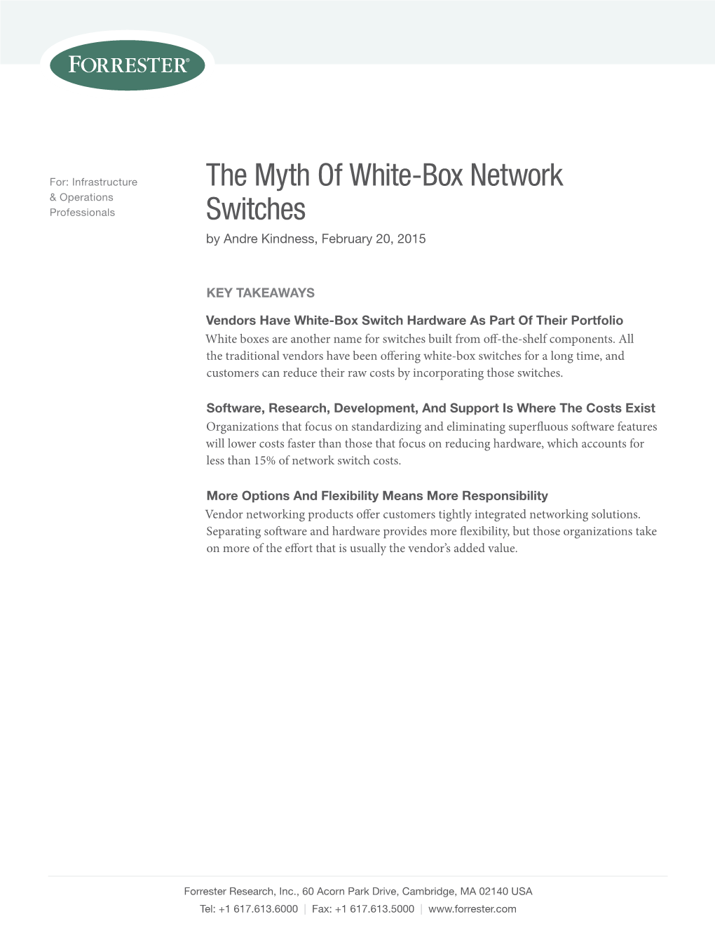 The Myth of White-Box Network Switches