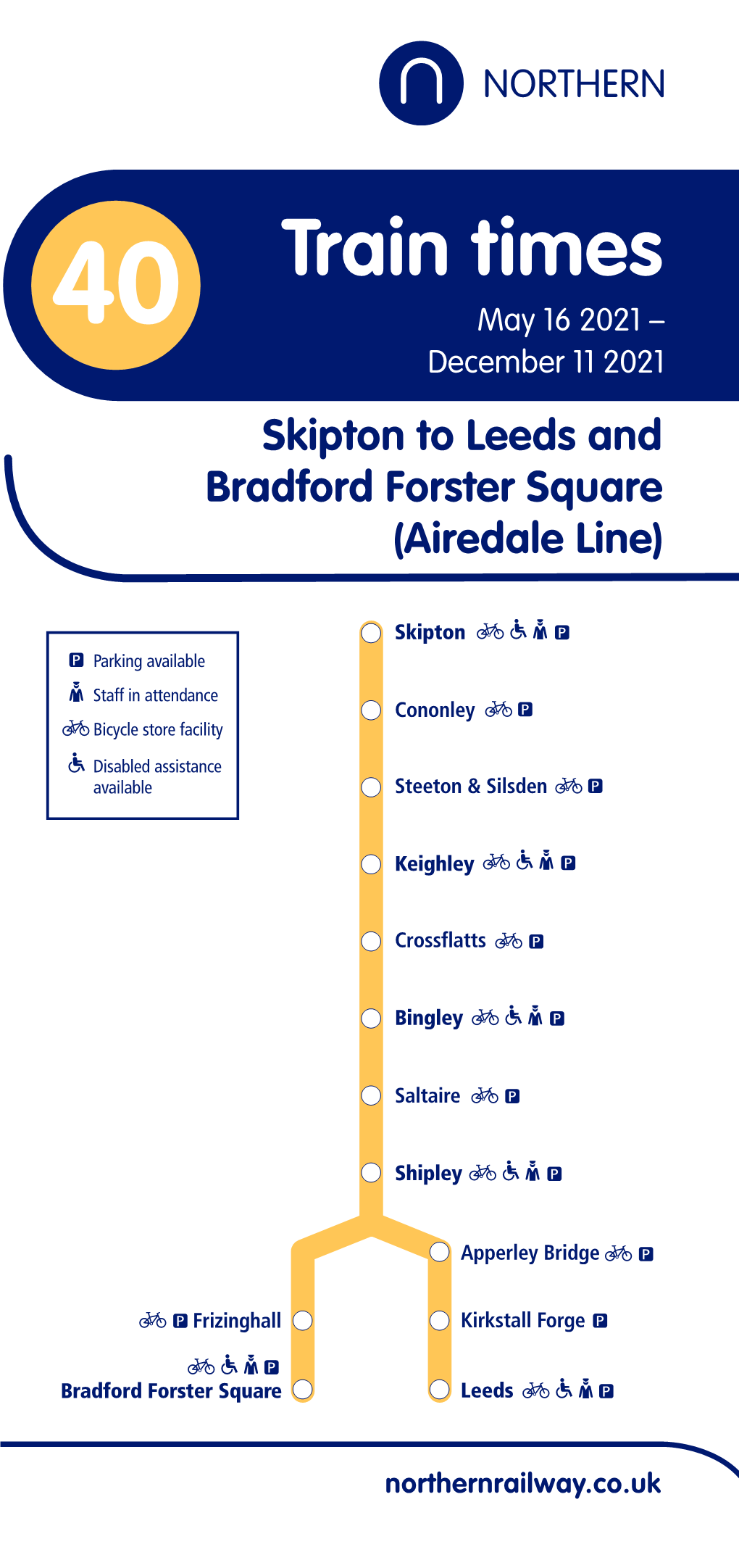 Skipton to Bradford & Leeds