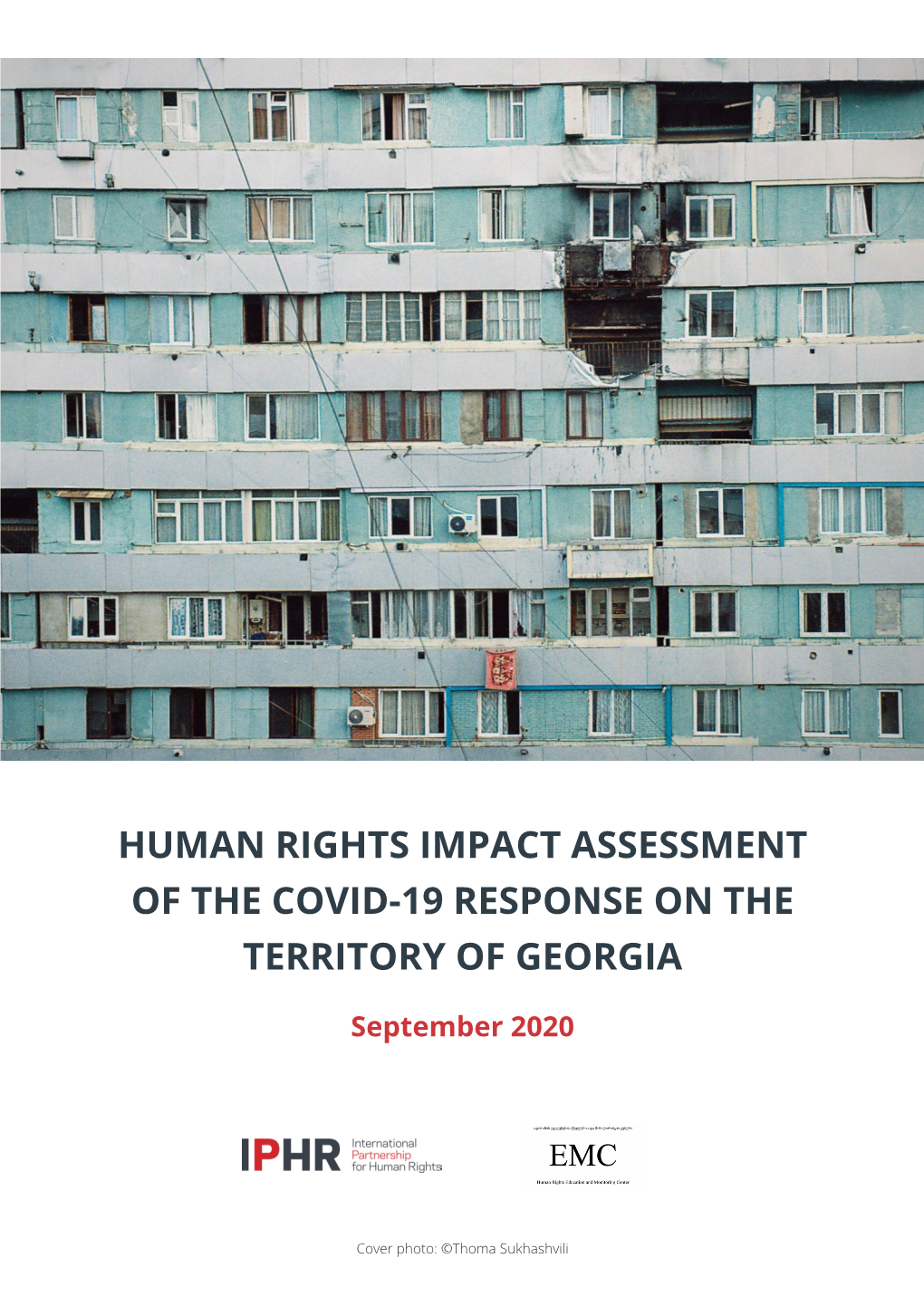 Human Rights Impact Assessment of the Covid-19 Response on the Territory of Georgia