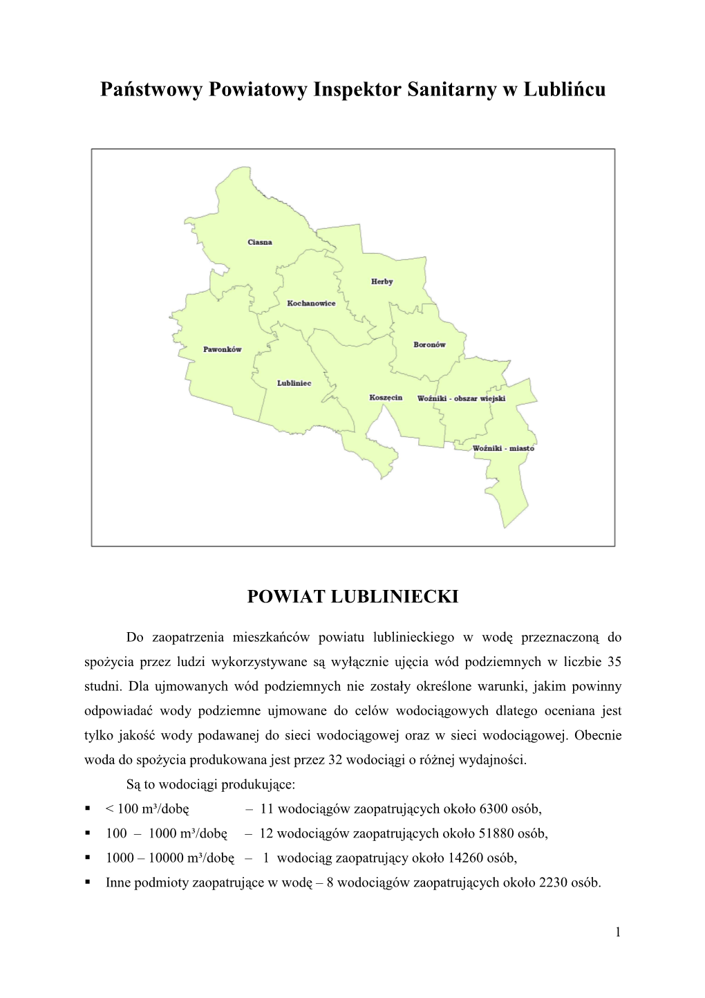 Państwowy Powiatowy Inspektor Sanitarny W Lublińcu