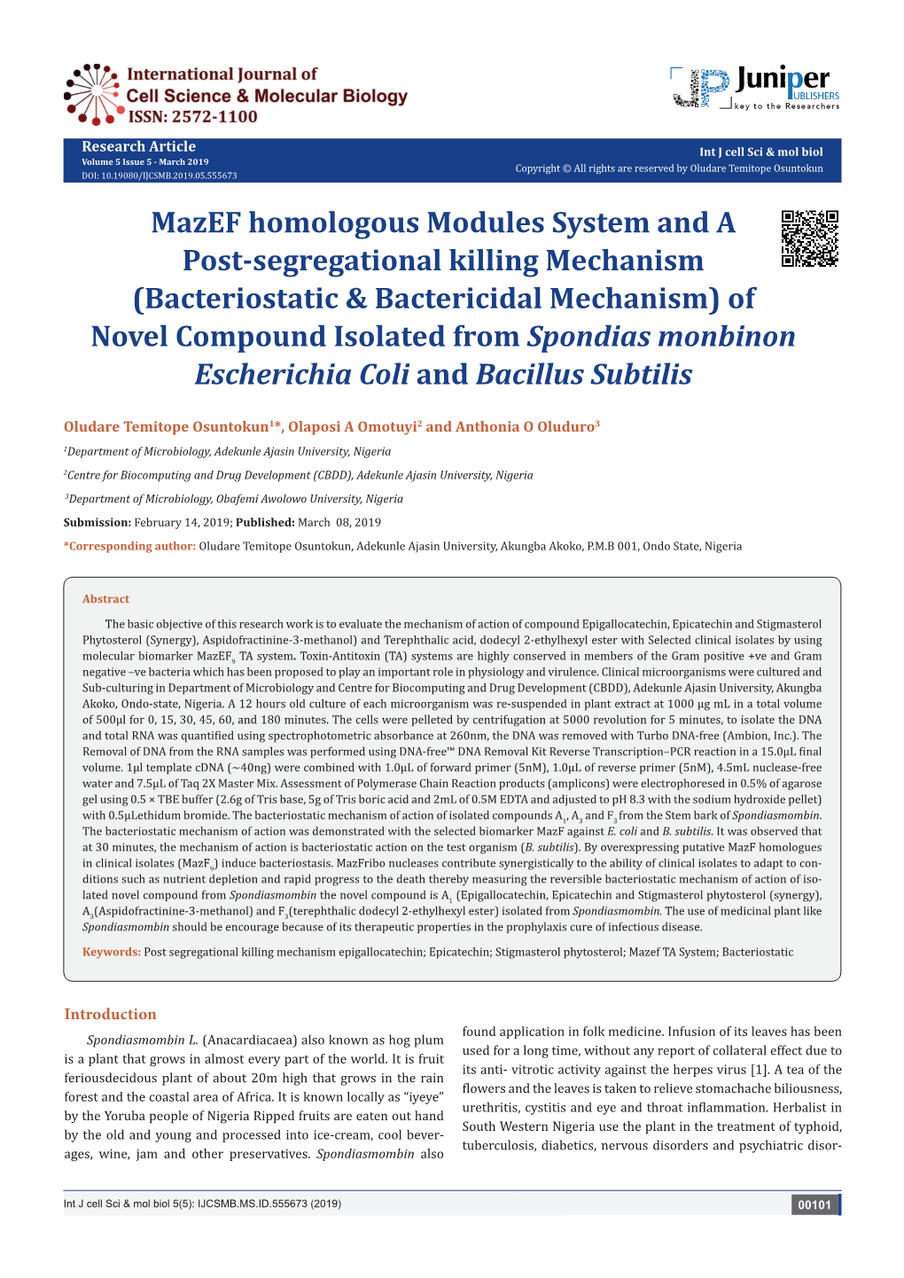 Mazefhomologous Modules System and a Post