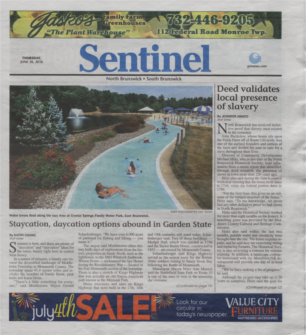SENTINEL NS GREATER MEDIA NEWSPAPERS • June 30, 2016