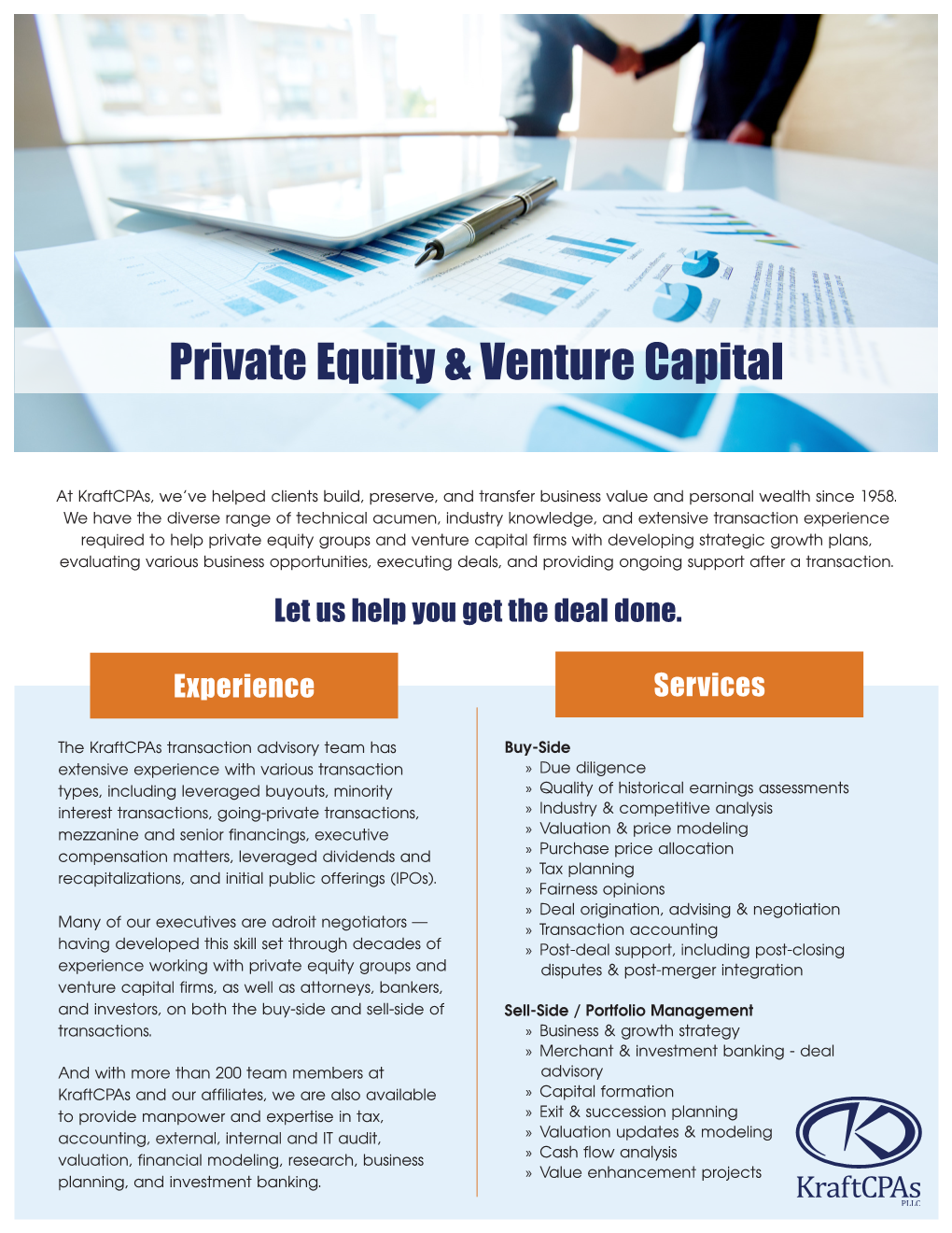 Private Equity & Venture Capital Firm Services