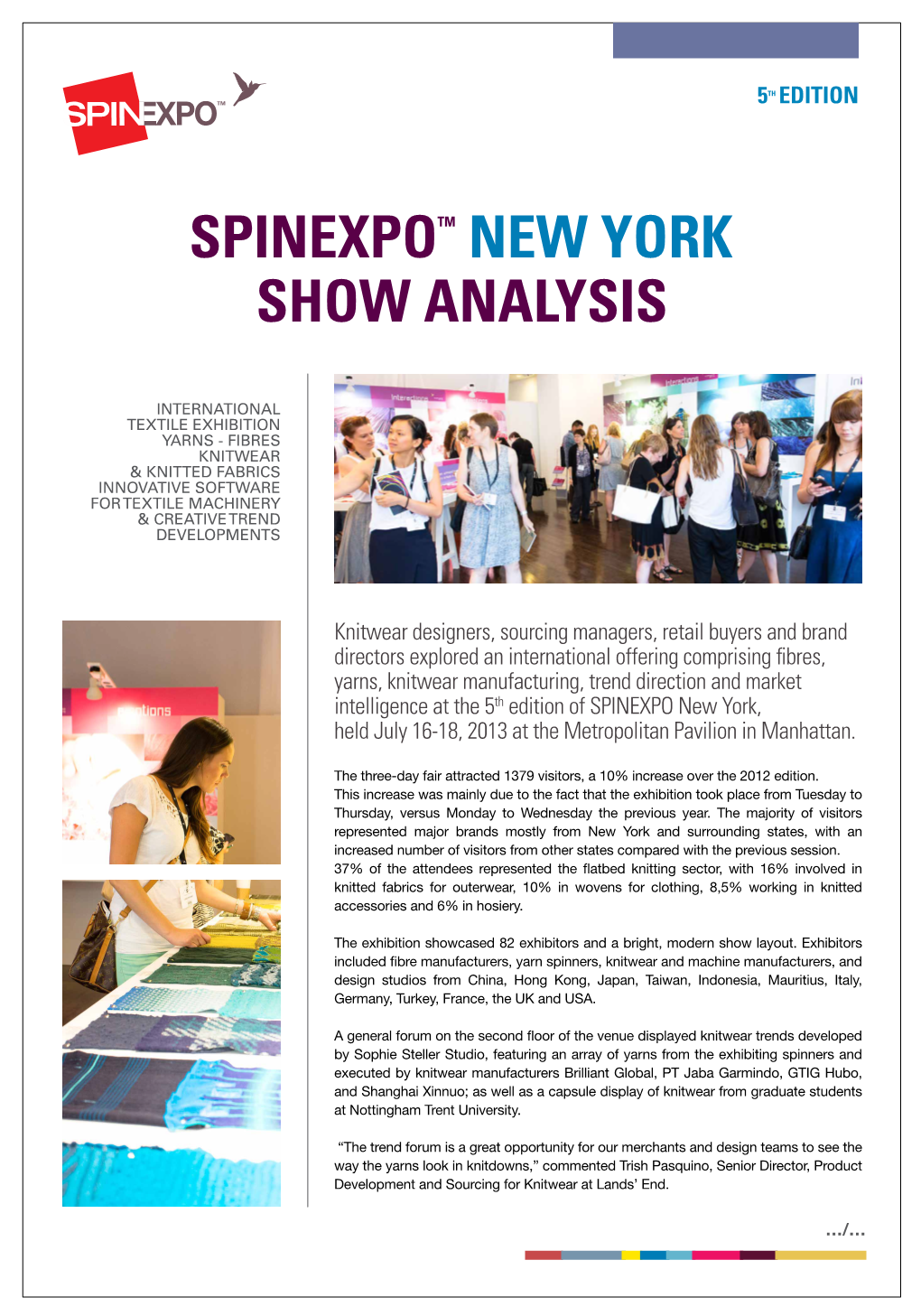 Show Analysis Spinexpotm New York