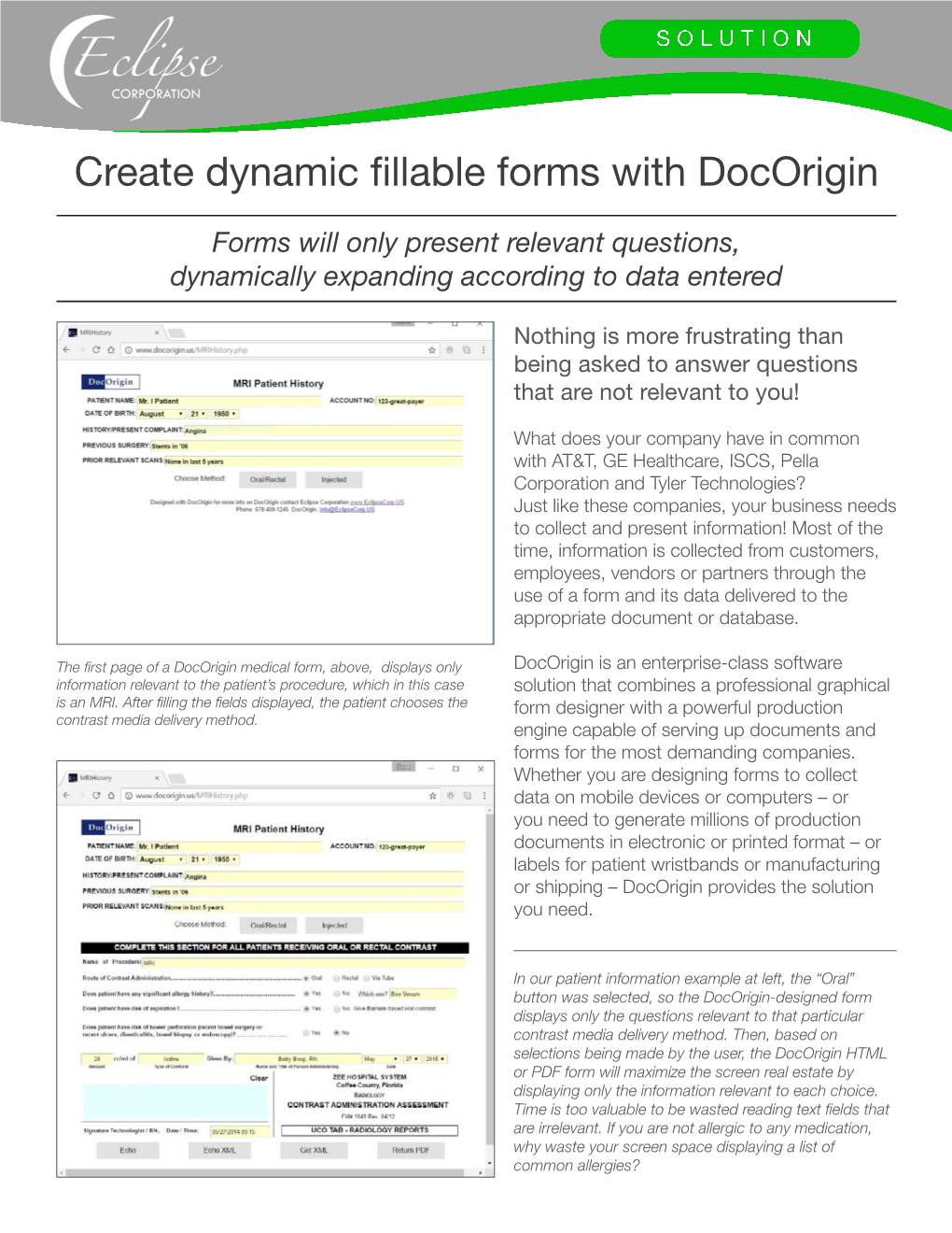 Create Dynamic Fillable Forms with Docorigin