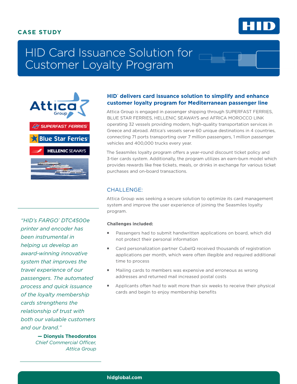 HID Card Issuance Solution for Customer Loyalty Program