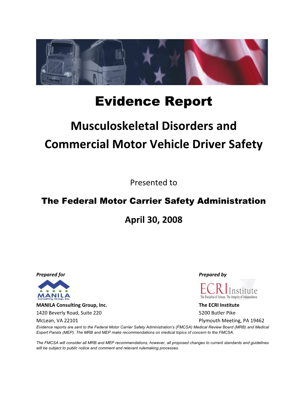 Sleep Apnea and CMV Driver Safety