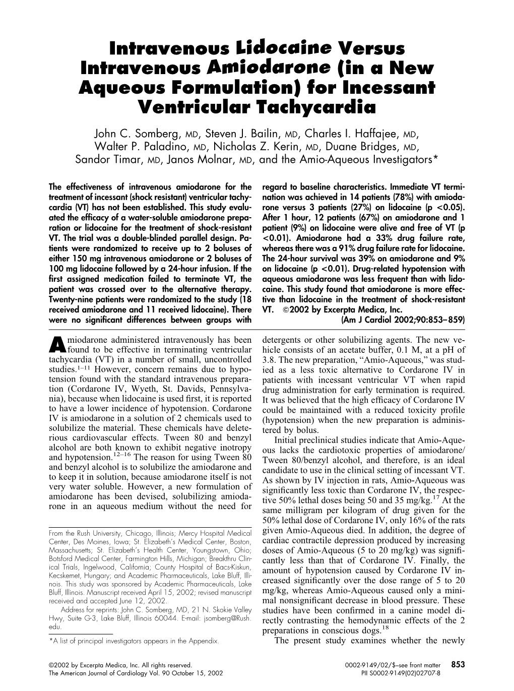 Lidocaine and Amiodarone.Pdf