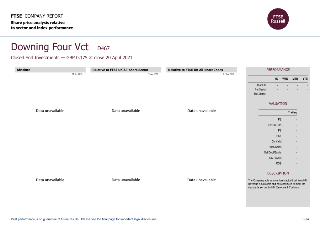 FTSE Factsheet