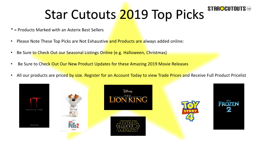 Star Cutouts 2019 Top Picks