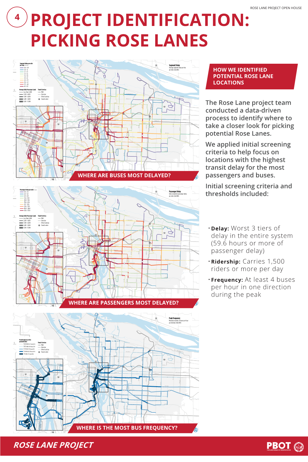 The Rose Lane Project Team Conducted a Data-Driven Process to Identify Where to Take a Closer Look for Picking Potential Rose La