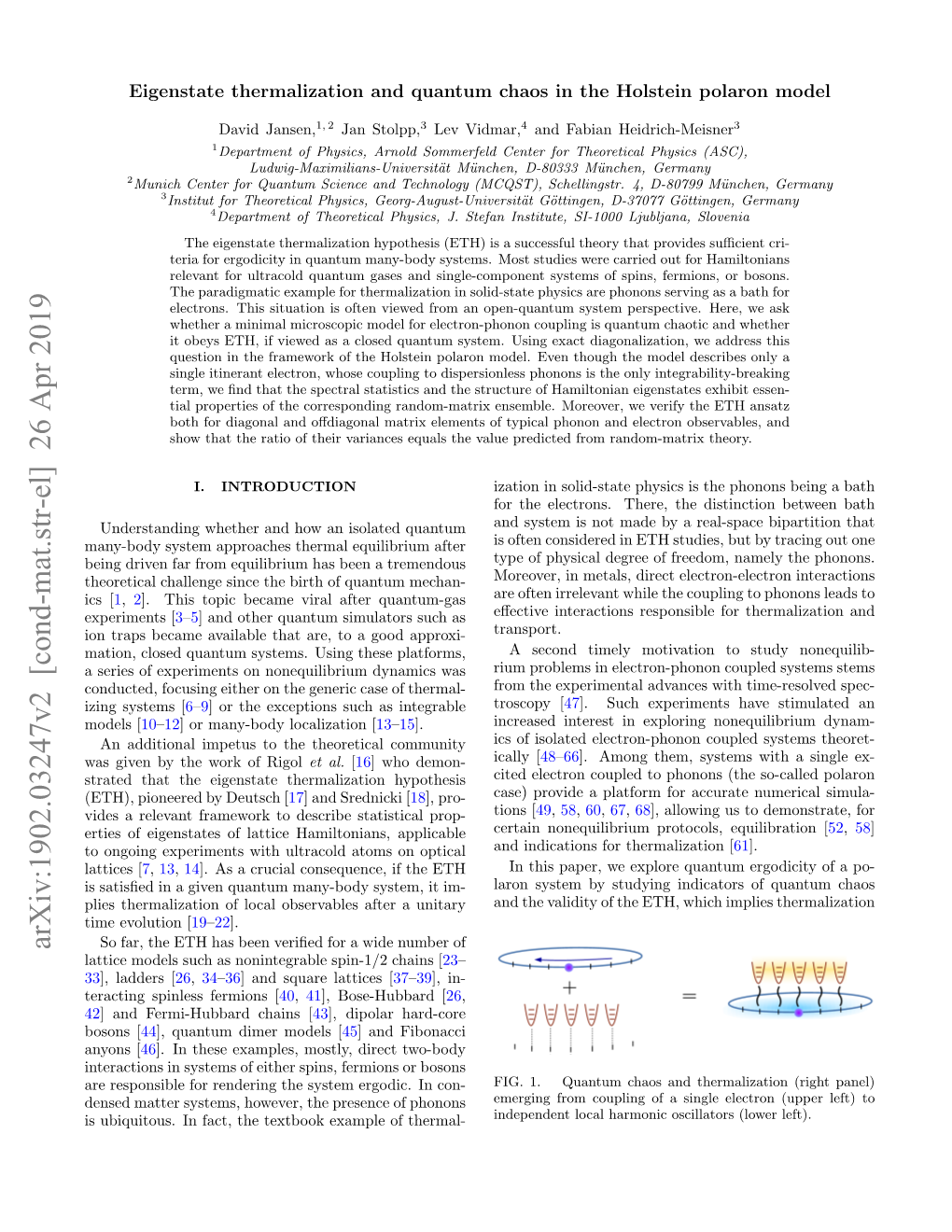 Eigenstate Thermalization and Quantum Chaos in the Holstein Polaron Model