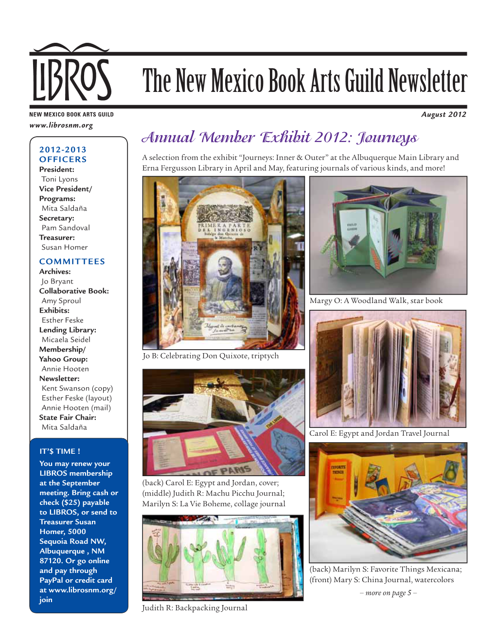 The New Mexico Book Arts Guild Newsletter