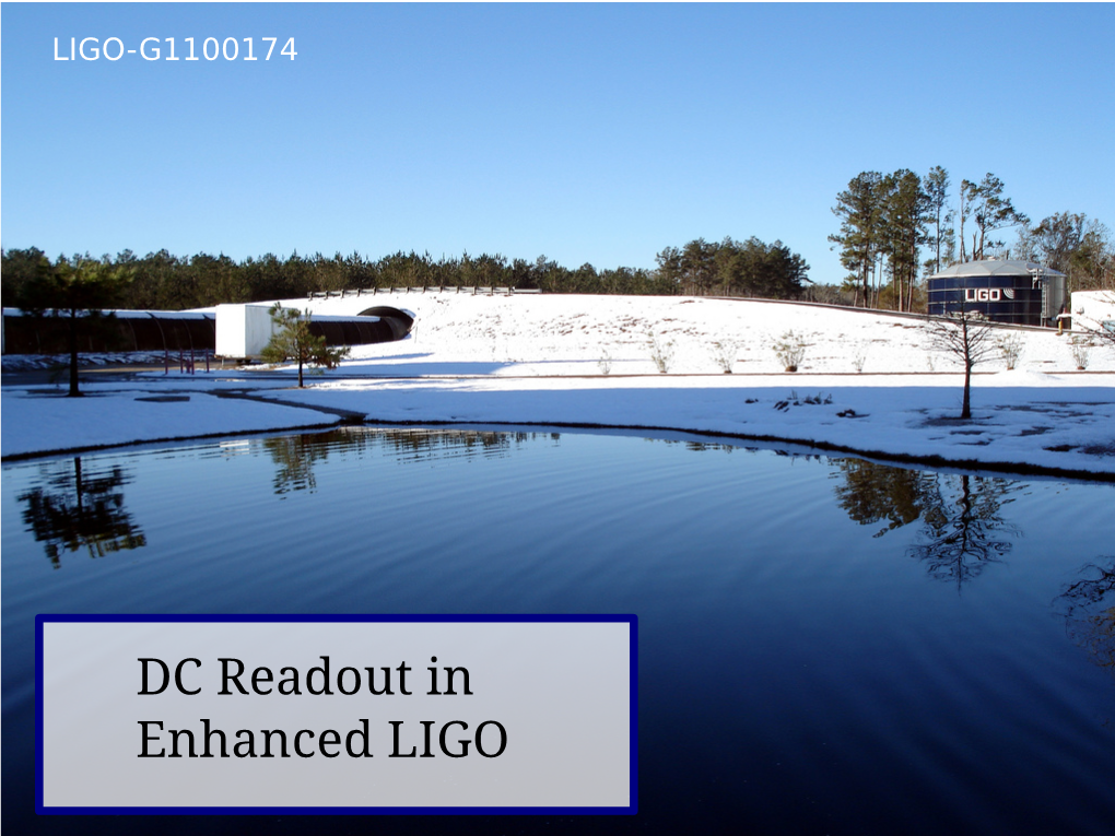 1 DC Readout in Enhanced LIGO