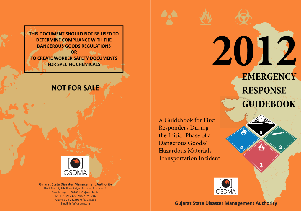 Emergency Response Guidebook (ERG2012)