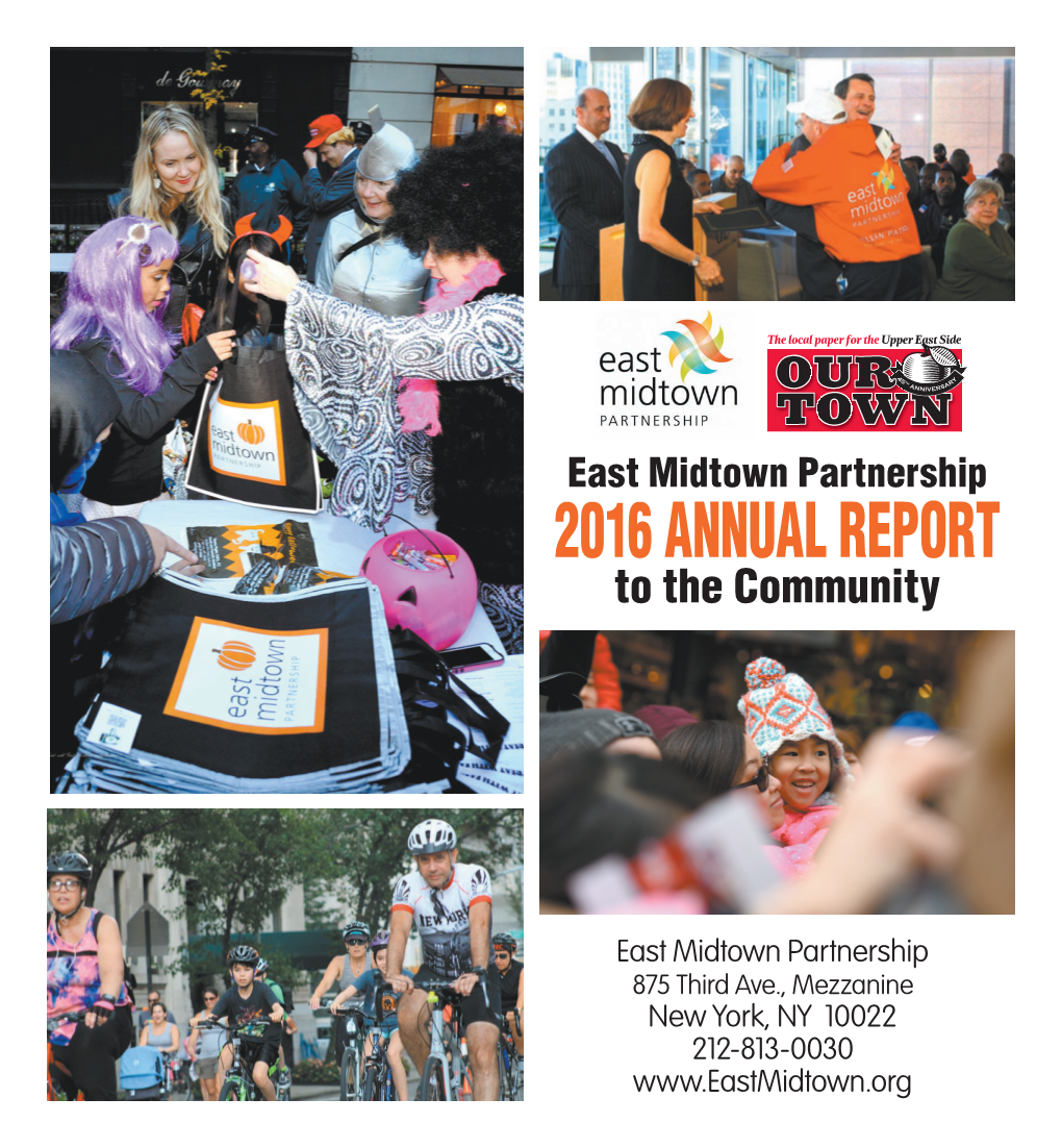 2016 ANNUAL REPORT to the Community