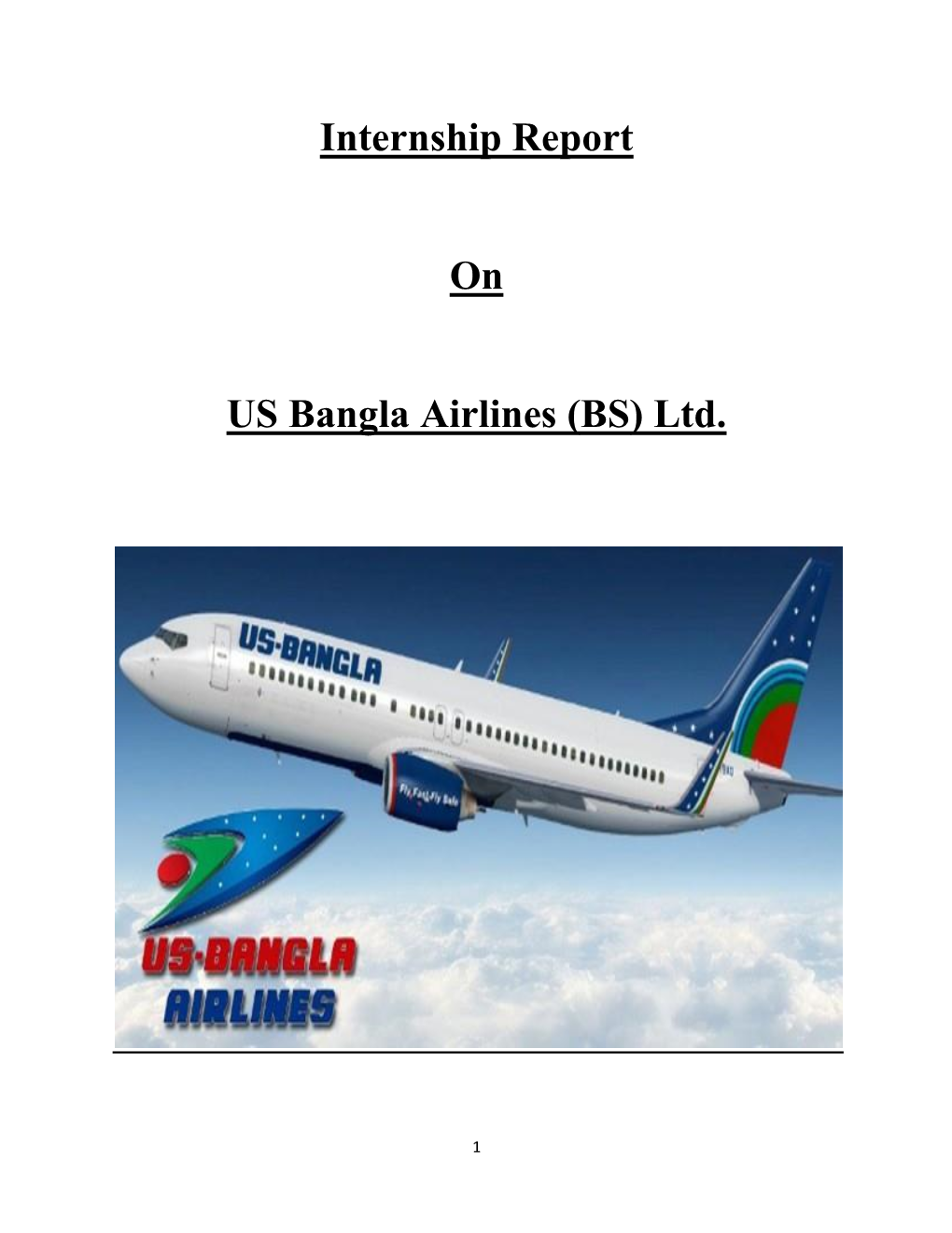Internship Report on US Bangla Airlines