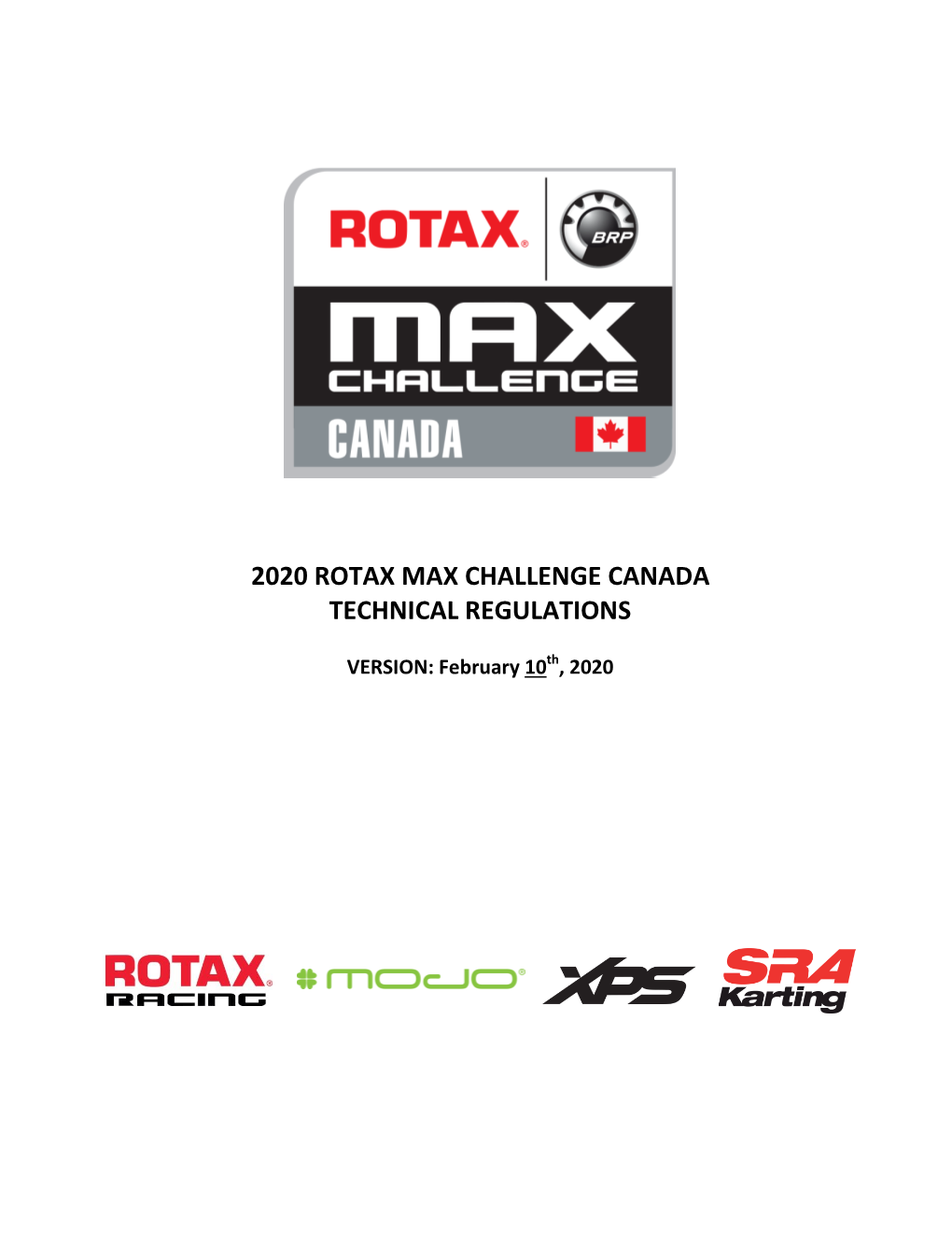 2020 Rotax Max Challenge Canada Technical Regulations