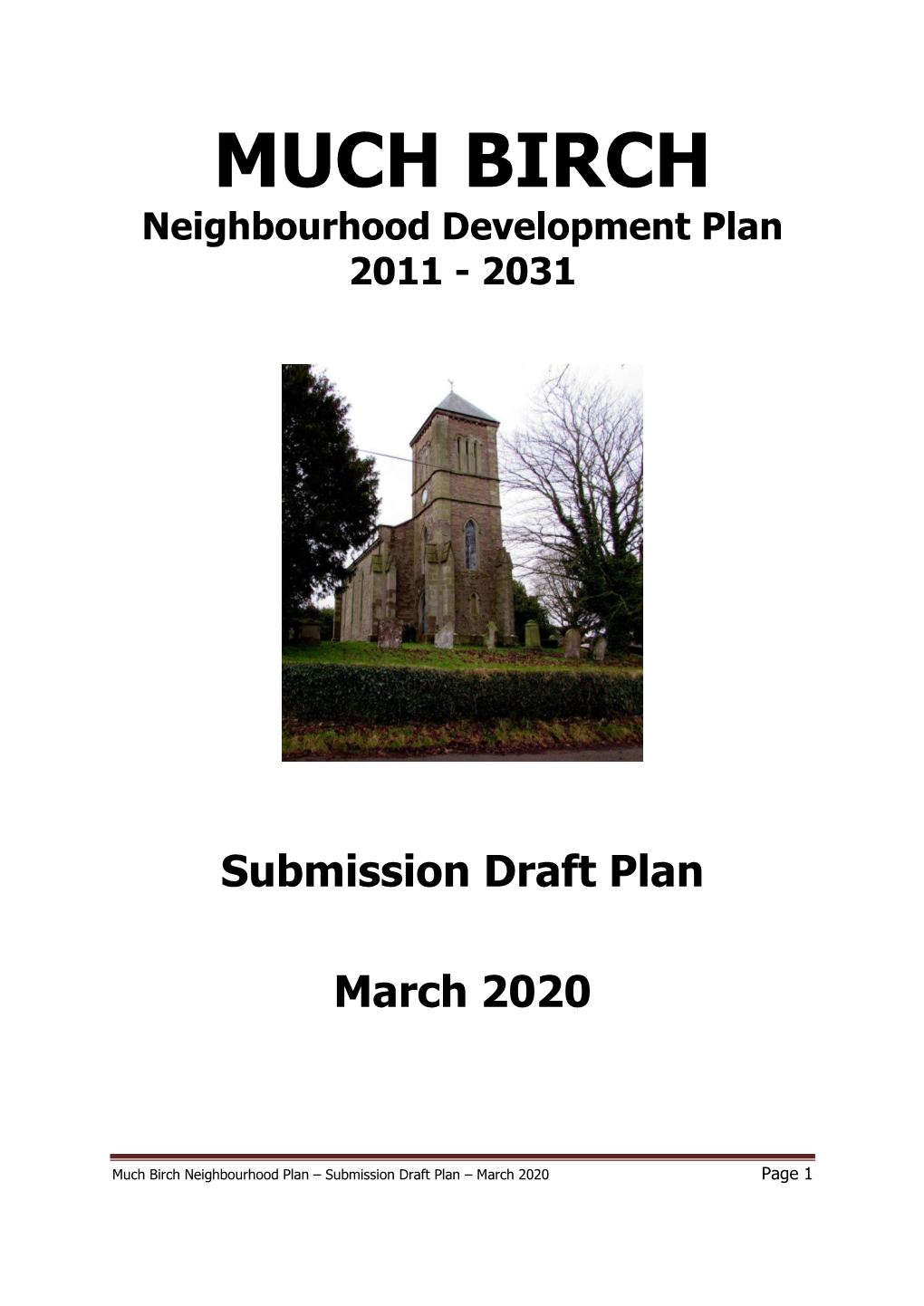 Neighbourhood Development Plan March 2020