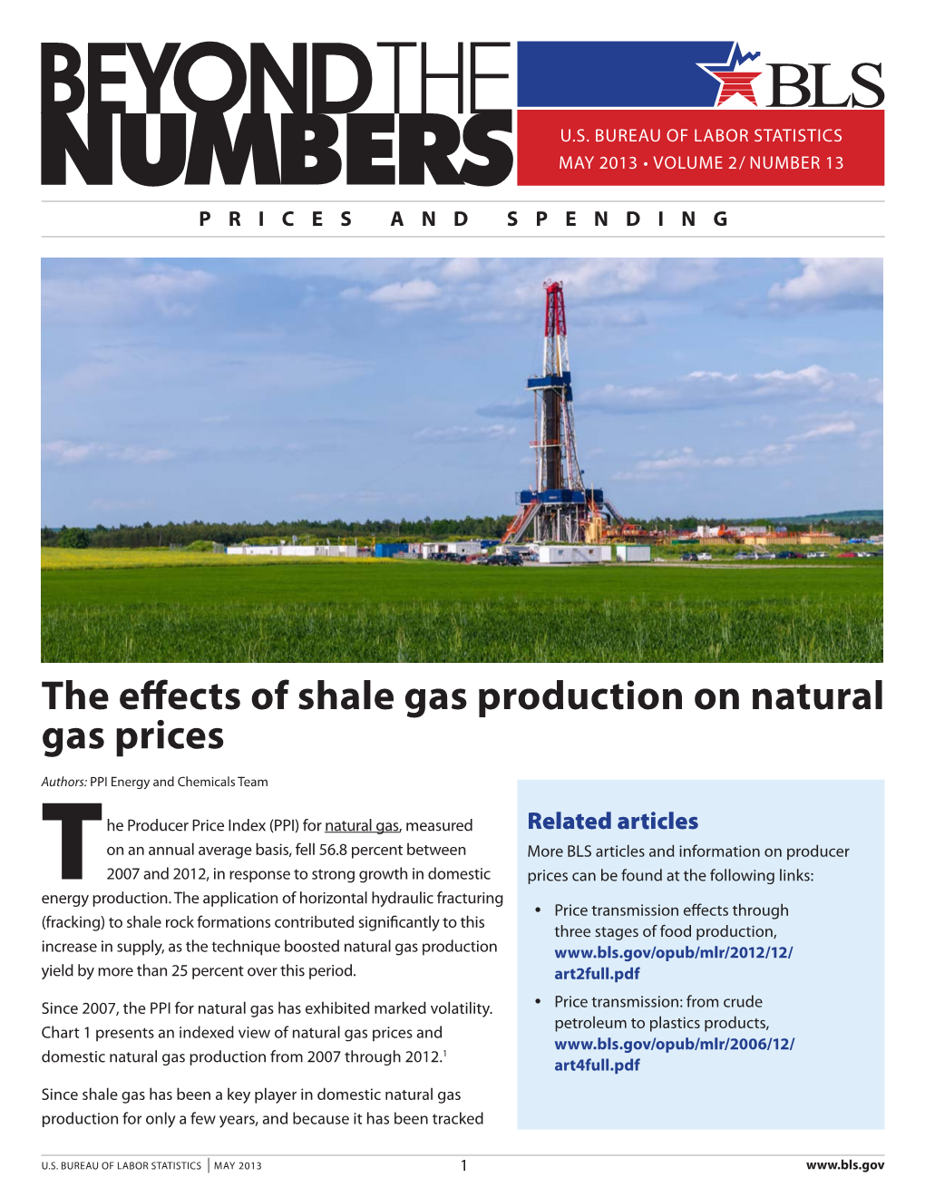 The Effects of Shale Gas Production on Natural Gas Prices