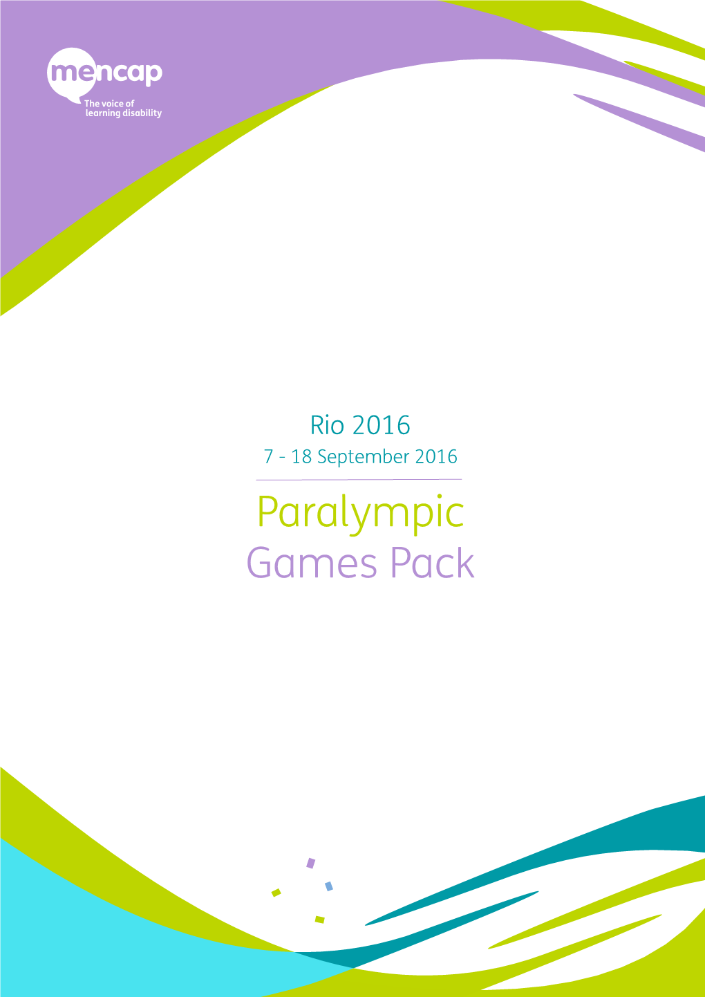 Paralympic Games Pack Forewords