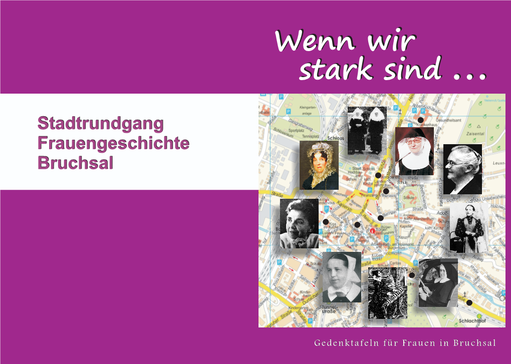 Niederbronner Schwestern 1859 - 1986 Seite 20 Stadtplan Mit Rundgang Seite 22 Legende Stadtplan Seite 24