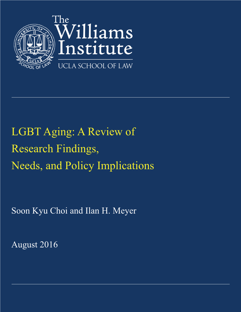 LGBT Aging: a Review of Research Findings, Needs, and Policy Implications