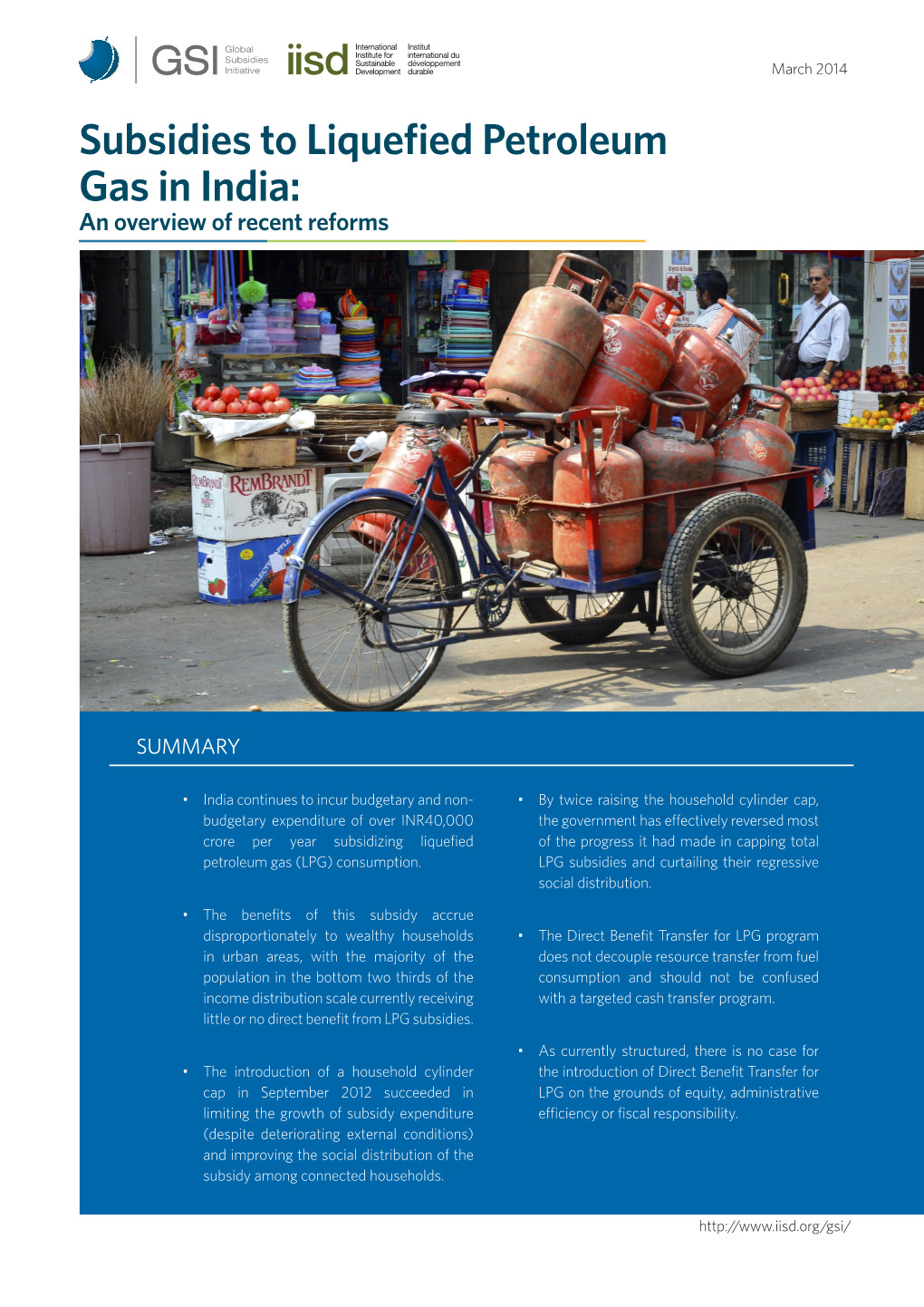 Subsidies to Liquefied Petroleum Gas in India: an Overview of Recent Reforms