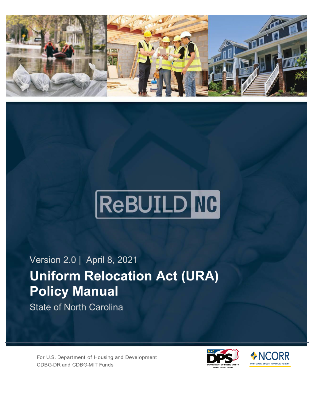 Uniform Relocation Act (URA) Policy Manual