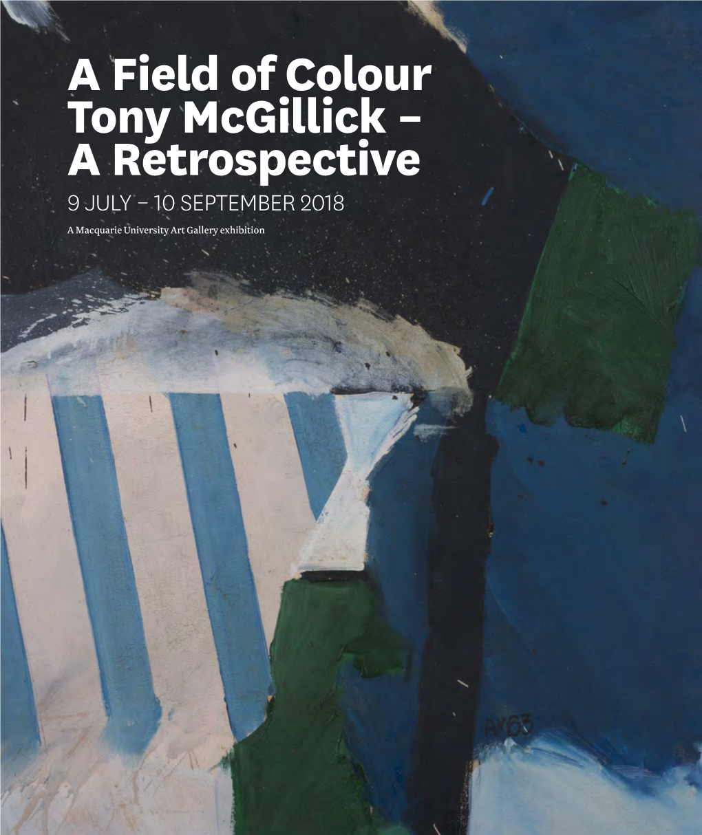 Tony Mcgillick Exhibition Catalogue WEB