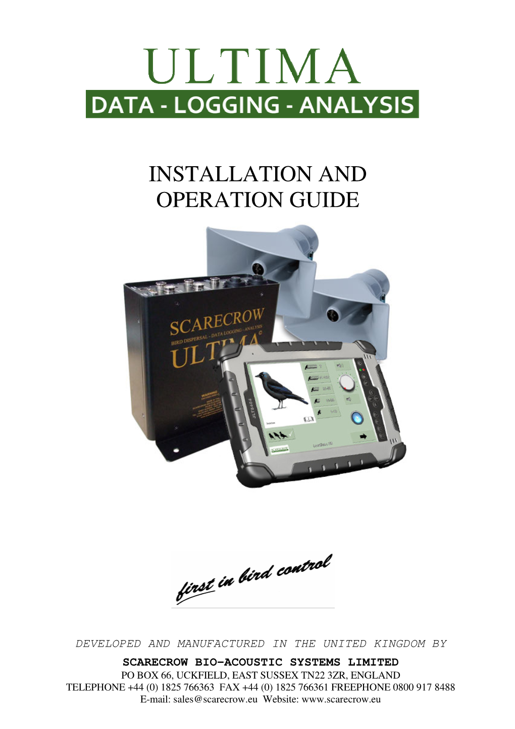 Installation and Operation Guide