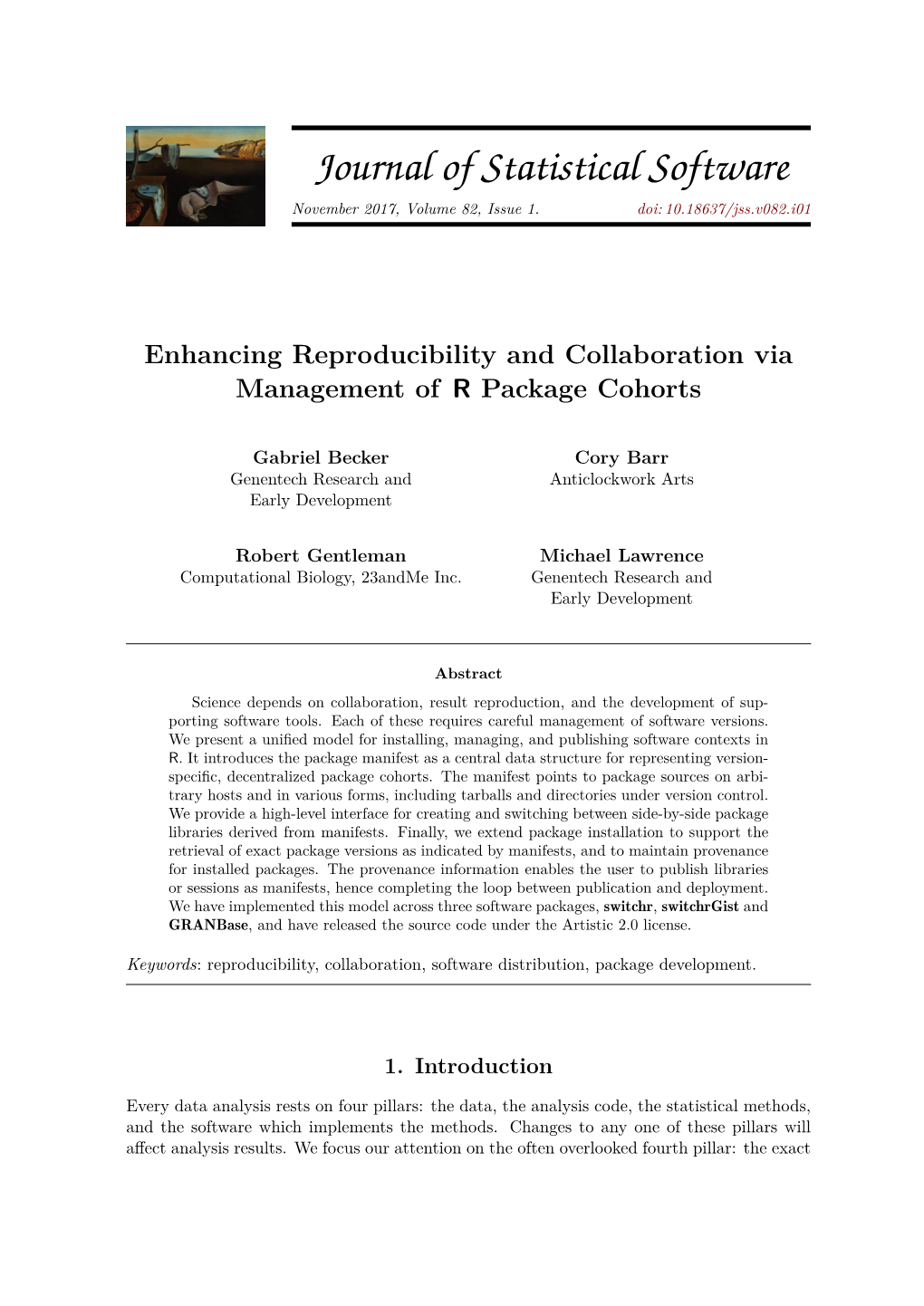 Enhancing Reproducibility and Collaboration Via Management of R Package Cohorts