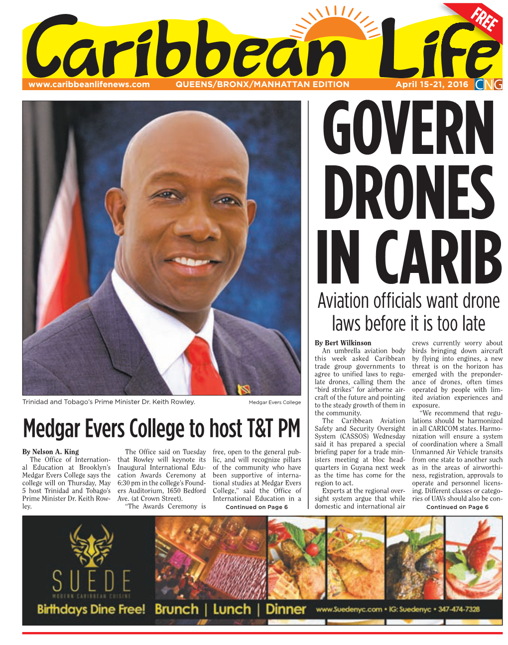 Medgar Evers College to Host T&T PM