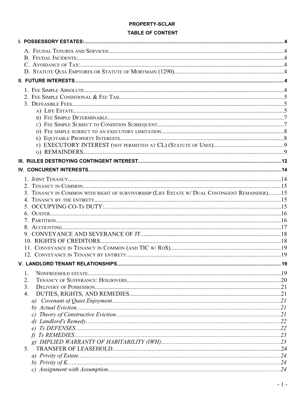 Table of Content s4